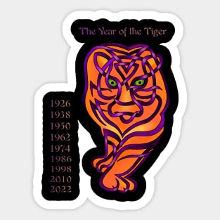 Chinese Tiger Sticker